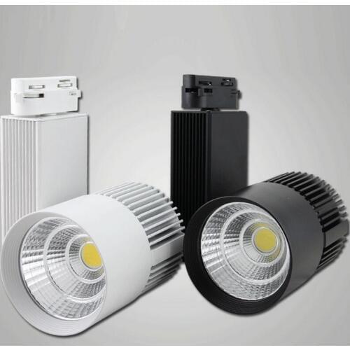 35W LED Track Lights COB 130-140lm/W Modern Kitchen Ceiling Commercial Global Industrial Shop Stores Rail Light Indoor Lighting