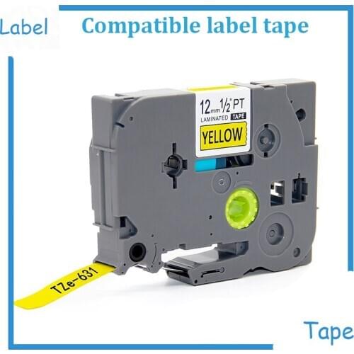 5pk labelling machine cartridge tze631 for brother tze tapes with free shipping