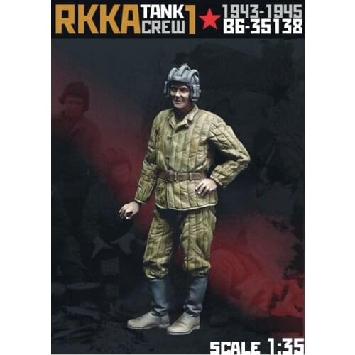 1/35 Resin Figure Model kits WWII Soviet tank crew resting Unassembled and unpainted 734