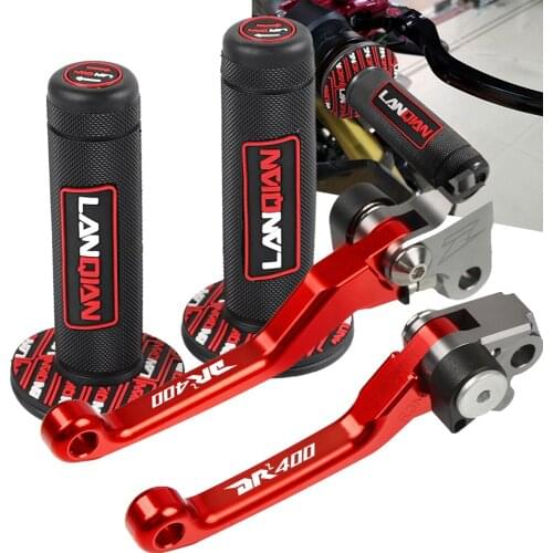 Motorcycle Racing Accessories Grips Handle Grips Brake Levers Clutch With LOGO For SUZUKI DRZ400 DRZ400 2000-2017 2001 2002 2003