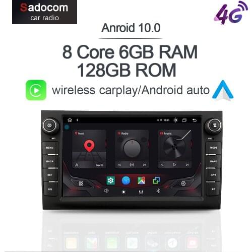 128GB 6GB Carplay 8" DSP 4G LTE Android 10.0 Car DVD player autoradio For AUDI A4 (2002-2007) SEAT EXEO (2009-2012) S4 RS4 8E