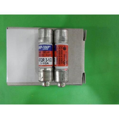 Free shipping 5pcs ATQR 3-1/2 AMP TRAP 10X38 faray ceramic fuse 3.5A delay