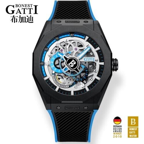 GATTI Automatic Watch Men Top Brand Luxury 2020 Mechanical Watches Mens Waterproof Sports Clocks Wristwatches механические часы