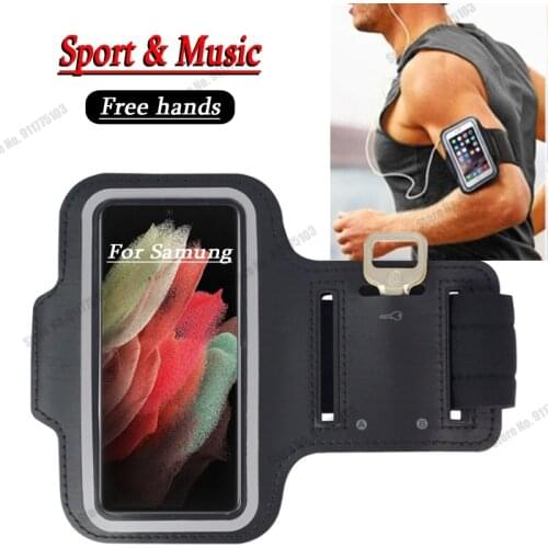 For Samsung Galaxy S21 Ultra S20 S10 S9 S8 Plus FE A52 A42 A32 A72 A21S S10E A51 A12 Arm Band Gym Running Sports Phone Pouch Bag