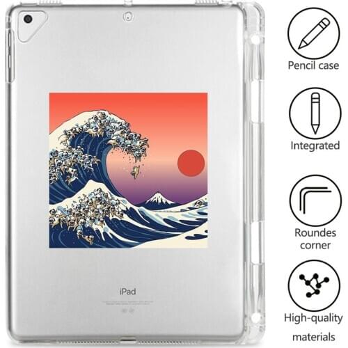 Sunset For iPad Pro 11 2020 Cases For Tablet With Pen Slot Clear Soft Cover Funda iPad 7th Generation Case Pro 12 9 Case Air 1 2