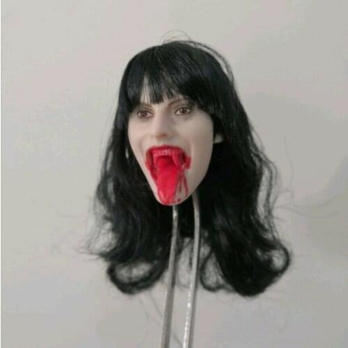 GLF 1:6 Female Vampire Horror Head Sculpt Carved Fit 12" TBL Figure Body