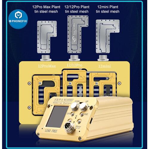 WL Soldering Station Intelligent Temperature Control Motherboard Tin Planting Layered Heating Table for IPhone 6-X XS 12 Pro MAX