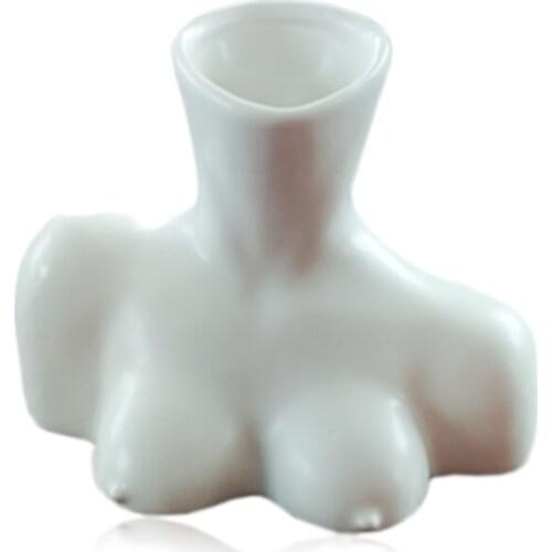 Ceramic Body Vase Woman Disposition Flowers Sculpture Pot Planter Bottle of Female Vases Home Decor Modern Matte Porcelain