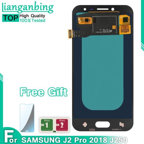 Super AMOLED For Samsung Galaxy J2 Pro 2018 J250 J250M J250F LCD Display Screen Display Touch Digitizer Replacement Parts