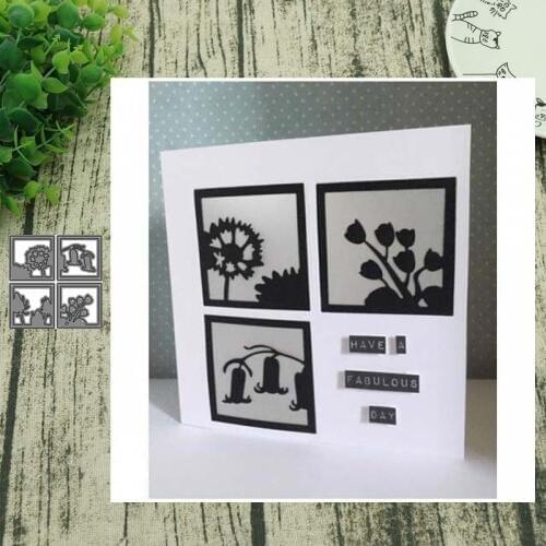 Box flower metal cutting dies wreath cut die mold decoration Scrapbook paper craft knife mould blade punch stencils