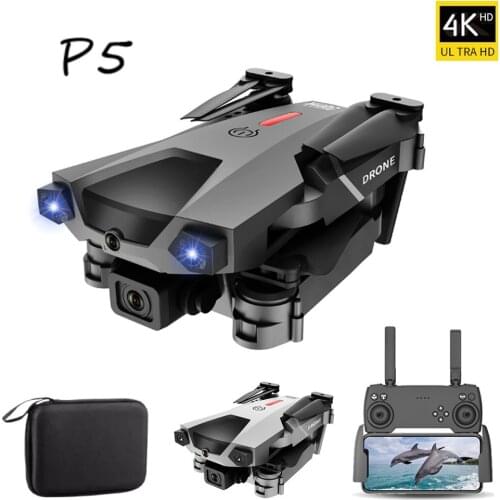 New P5 RC Drone 4K With Camera Aerial Photograph Drones RC Foldable Quadcopter Professional FPV WIFI Helicopter Toys For Boys