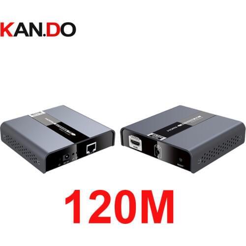 LKV393 HDbitT 4K 60Hz Ultra HD HDMI 2.0 Extender Up 120M CAT5/5E/6 with RS232 IR Passback HDbitT HDMI Extend 4Kx2K@60Hz