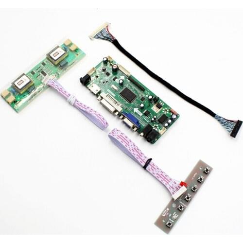 M.NT68676.2A VGA DVI AUDIO HDMI-compatible LVDS LCD Controller Board for 17 inch 1280x1024 CLAA170ES01 Kit Easy to Install