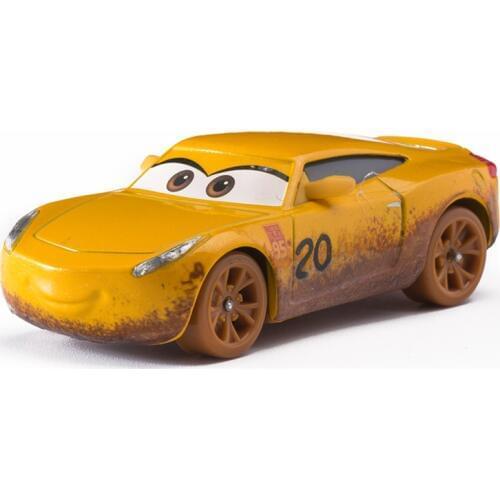 Cars disney Pixar Cars 2 3 Cruz Ramirez Lightning McQueen Jackson Storm Mater 1:55 Diecast Metal Alloy Model Toy Car Kid Gift