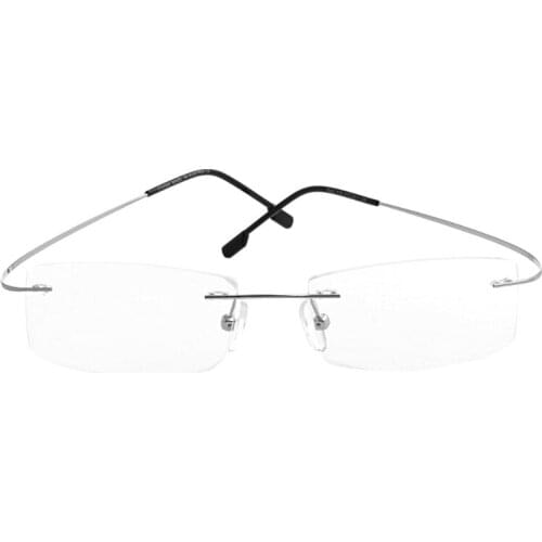 Fashion Metal Rimless Eye Glasses Eyeglasses Frame Spectacle Frames