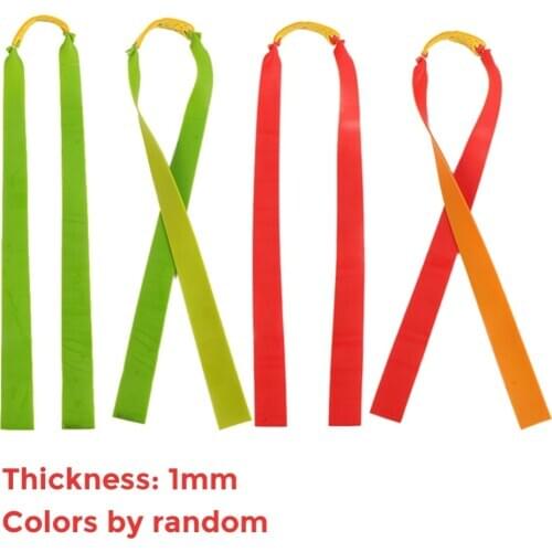 Wholesale 4pcs/lot Slingshot Flat Rubber Band Durable Natural Latex Catapult for Shooting