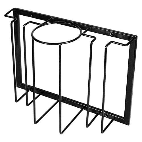 Hanging Wine Bottle Holder Rack Support For Champagne Goblet Glass Metal Wall Decor Shelf Wine Organizer Hanger