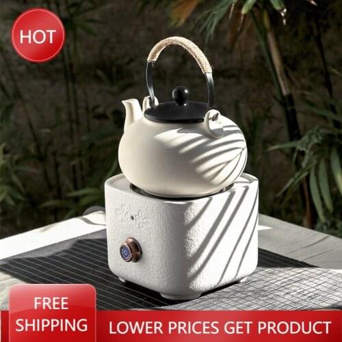 Portable Electric Kettle Tea Pot Flask Coffee Machine Induction Cooker Water Kettle With Whistle Hervidor Agua Enameled Kettle