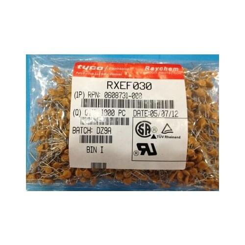 1000PCS x RXEF030 X72 XF030 60V 72V 300MA PTC Resettable Fuse
