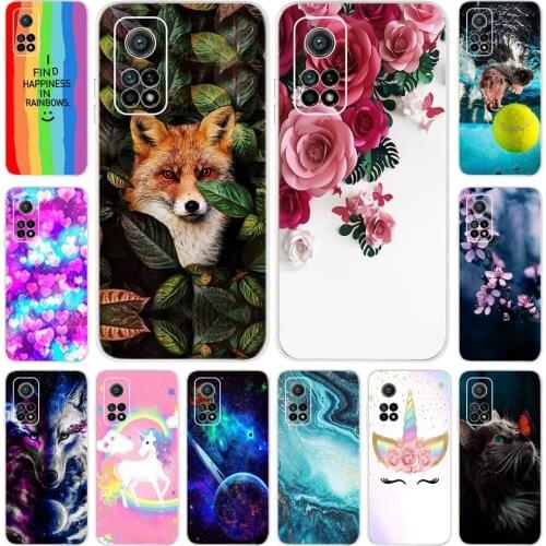 Printed Silicone Phone Case For Xiaomi MI 10T cases Xiaomi Mi 10T Pro Soft TPU Back Cover Coque For Xiaomi Mi 10T 10 T Lite Pro