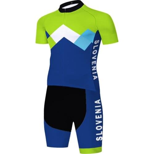 2021 Slovenia One Piece Skinsuit Wielren Kleding Heren Tricota Ciclismo Hombre Cycling Jersey triathlon Ropa Ciclismo Hombre