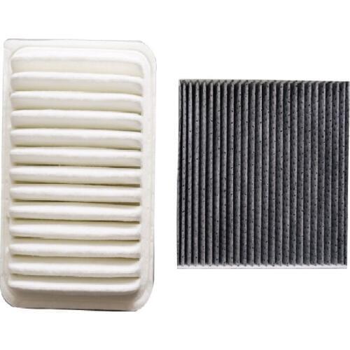 Air Filter Cabin Filter 2 pcs For Toyota Highlande 2.7 3.5 Model 2009-2015 Car Accessoris Filter 17801-20040
