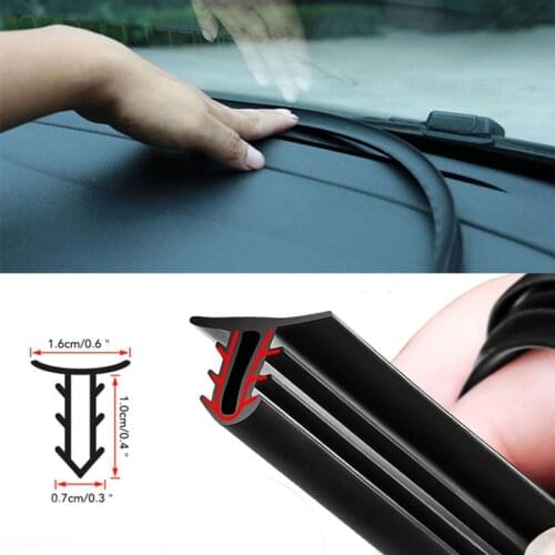 1M Car Styling Dashboard Soundproof Seal Strip For Chevrolet Cruze Aveo Captiva Lacetti TRAX Epica Lada Granta Kalina Priora