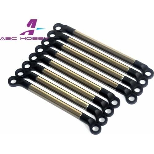 1/10 RC Crawler Metal Aluminum Aluminum-Suspension-Links-8pcs-for-MST-CMX-CFX-1-10-Crawler-252mm-wheelbase Aluminum-Suspension