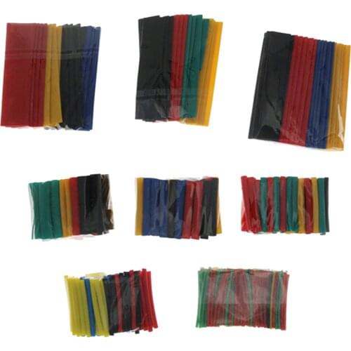 328pcs/Set Insulation Sleeving Assortment Electric Insulation Shrink Tube