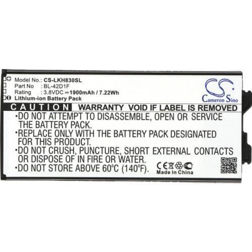 Cameron Sino 1900mAh battery for LG AS992 G5 G5 Lite G5 SE H820 H830 H840 H845 H845 Dual SIM H845 Dual SIM TD-LTE H848