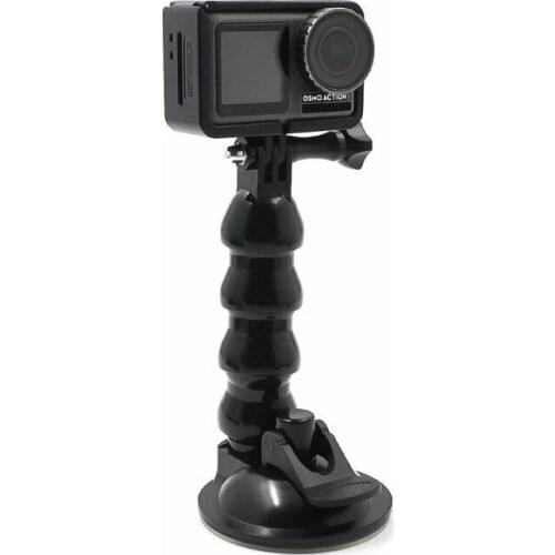 Car Suction Cup Jaws Flex Window Mount Holder Flexible Gooseneck Extension for GoPro 9 8 7 6 5 4 Xiao Yi 4K For DJI Osmo