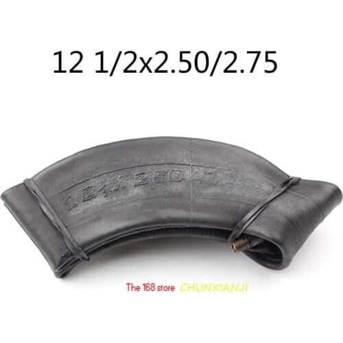 Good quality 2pcs 12 1/2X2.50 2.75"butyl inner tube pocket Bike Scooter Moped 49CC Rear/front Tire Innertube 12 1/2X2.50/2.75