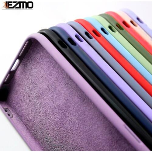 Official Shockproof Square Liquid Silicone coque For iPhone 12 Mini 11 Pro Max 7 8 Plus XS X XR 6 6S SE 2020 Phone Case Cover