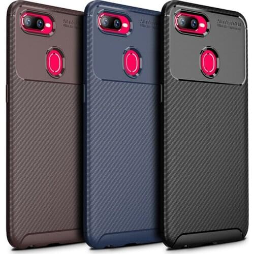 OPPO Realme 2 Pro Case Carbon Fiber Soft Silicone TPU Skin Cover For OPPO Realme 2Pro RMX1801 RMX1807 Phone Bags Cover Protector