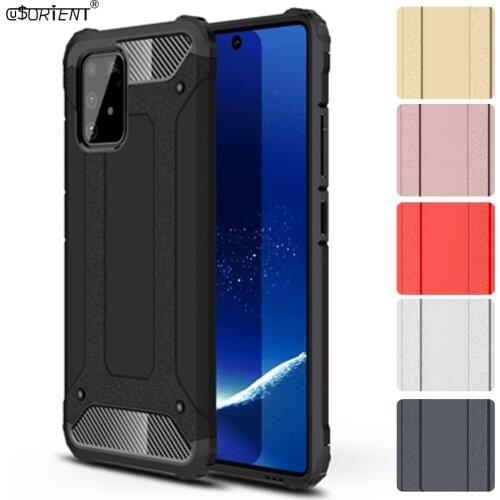 For Samsung Galaxy S10 Lite Fitted Phone Case SM-N770F/DS SM-N770F/DS Hard PC and Soft TPU Hybrid Armor Shockproof Full Cover