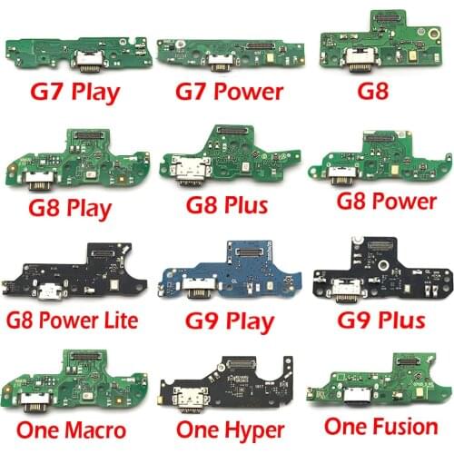 Dock Connector Charging Charger Port Board For Motorola Moto G3 G5 G4 G6 G7 G8 Play Plus One Macro Hyper Power USB Flex Cable