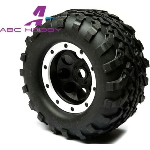 HPI Racing SAVAGE 4.6 5.9 Big F 1/8 Scale Off-Road Buggy tire set RC Kyosho, Mugen, Losi, M Proline, AKA,17mm black 2PCS pair