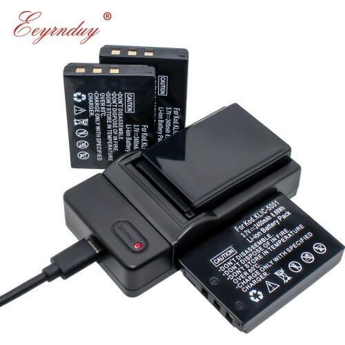KLIC-5001 KLIC5001 DBL50 (4x battery pack & Charger) for Kodak Easyshare P712 P850 P880 DX6490 DX7440 DX7590 DX7630