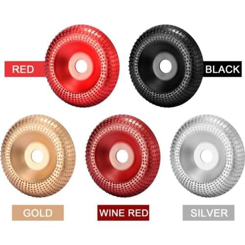 Round Wood Angle Grinding Wheel Abrasive Disc Angle Grinder Disc Carbide Coating Shaping Sanding Carving Rotary Tool 22mm 16mm