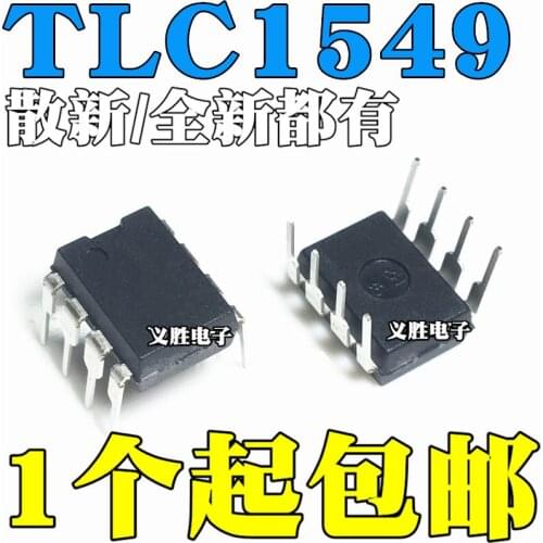 New and original TLC1549CP 10 precision AD AD converter chip TLC1549 DIP8 0 A precise AD AD converter chip, A/D conversion cir