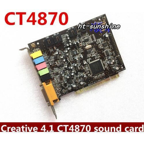 Original disassemble for Creative SOUND BLASTER LIVE CT4870 4.1 sound card working good
