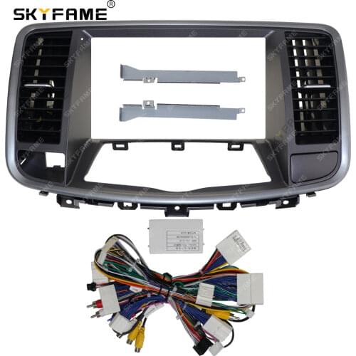 SKYFAME Car Fascia Frame Cable canbus For NISSAN TEANA ALTIMA 2008-2012 Screen Dask Kit Fascia Frame