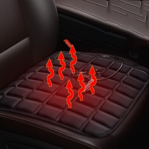 12V Heated Car Seat Cushion Cover Seat ,Heater Warmer , Winter Household Cushion cardriver USB heated seat cushion