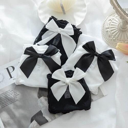 New Japanese Style Underwear Sexy Lace Panties Fashion Sweet Girl Comfort Briefs Womens Underwear Low Waist Seamless Underpants