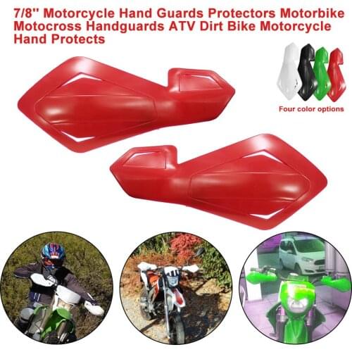 7/8'' Motorcycle Hand Guards Protectors Motorbike Motocross Handguards ATV Dirt Bike Motorcycle Hand Protects Accessories