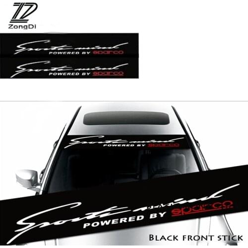 ZD For Mercedes W203 W211 W204 W210 Benz BMW F10 E34 E30 F20 X5 E70 Car Styling Windshield Window Sunshade Decal Sticker Cover