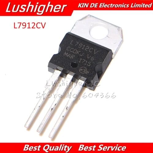 10PCS L7912CV TO220 L7912 TO-220 7912 LM7912 MC7912 New Original