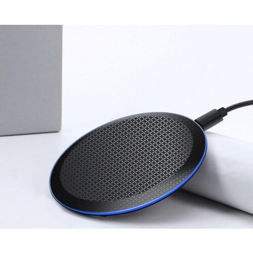 15w High-Power Grid Pattern Wireless Charger With Qi Protocol, Fast Charging Suitable For Apples, Not Hot At Low Temperature