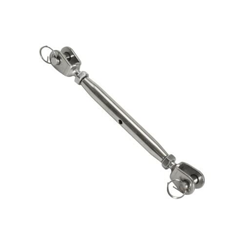2PCS 316 Stainless Steel Euorpean Closed Body Turnbuckle Jaw And Jaw M5 M6 M8 Marine Hardware Rigging Screw For Cable Railing