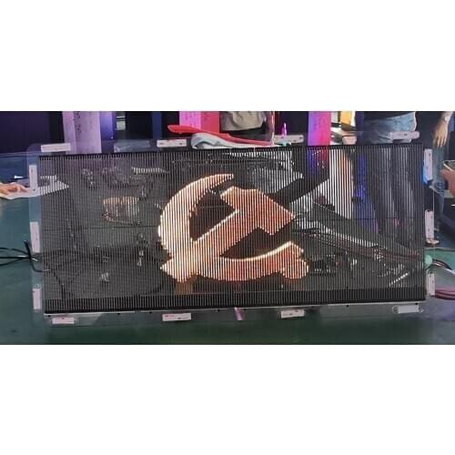 2020 new arrival taxi top bus glass transparent see through glass led screen photo text video